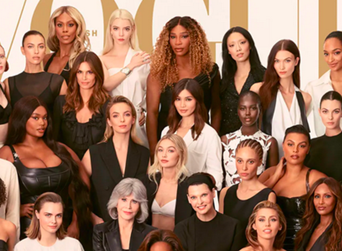 Pour le départ du rédacteur en chef de "British Vogue", 40 stars de la mode posent en Une