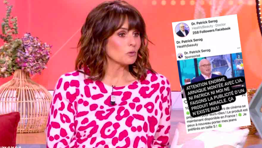 Faustine Bollaert dénonce une publicité mensongère utilisant son image grâce à l'IA