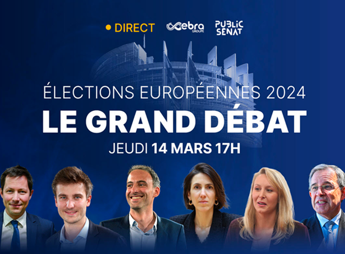 Premier débat pour les élections européennes le jeudi 14 mars sur "Public Sénat" à 17h... sans Jordan Bardella !