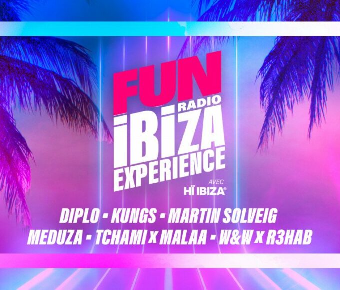 W9 diffusera le concert Fun Radio Ibiza Experience dans la nuit du 27 au 28 avril