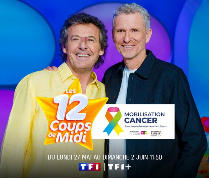 "Les 12 coups de midi" et TF1 se mobilisent contre le cancer du 27 mai au 2 juin 2024