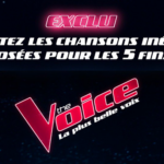 The Voice : découvrez des extraits des 5 chansons inédites composées spécialement pour les 5 finalistes