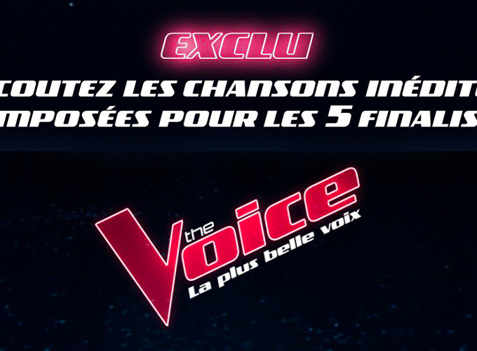 The Voice : découvrez des extraits des 5 chansons inédites composées spécialement pour les 5 finalistes