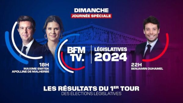 BFMTV présente son dispositif spécial pour le premier tour des Législatives du 30 juin 2024