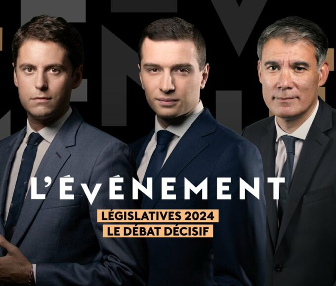 Débat spécial législatives dans l'Evénement sur France 2 le jeudi 27 juin