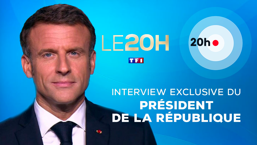 Interview exclusive du président de la République sur TF1 et France 2 le 6 juin 2024 à 20h15 en direct de Caen pour les 80 ans du débarquement