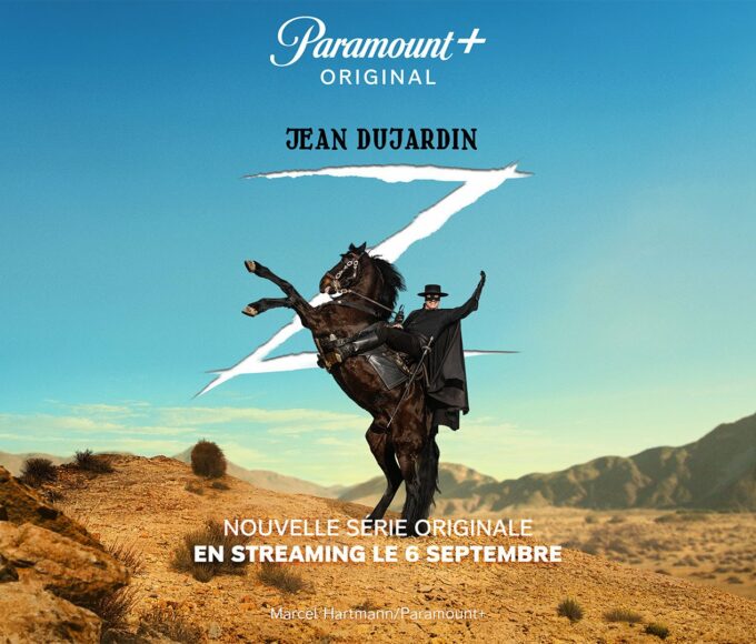 La série "Zorro" avec Jean Dujardin débarque le 6 septembre sur Paramount + avant sa diffusion sur France Télévisions