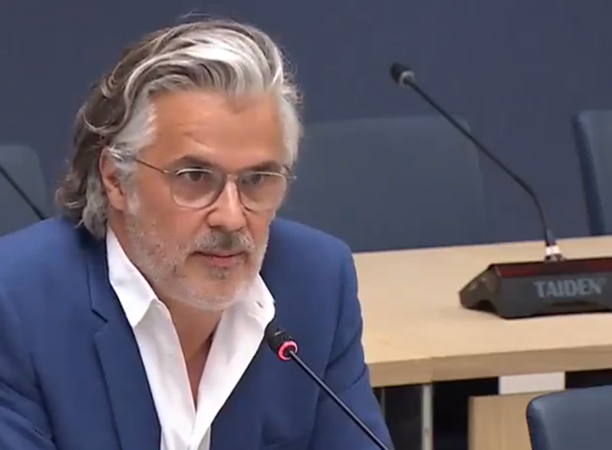 Le président de la Ligue de Football Professionnelle (LFP), Vincent Labrune, auditionné au Sénat sur l'intervention des fonds d'investissement dans le foot professionnel français (vidéos)