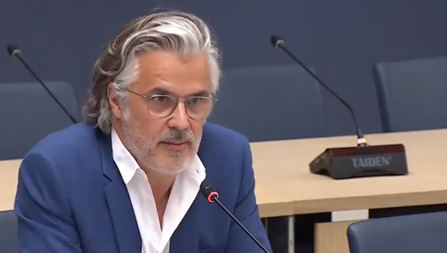 Le président de la Ligue de Football Professionnelle (LFP), Vincent Labrune, auditionné au Sénat sur l'intervention des fonds d'investissement dans le foot professionnel français (vidéos)