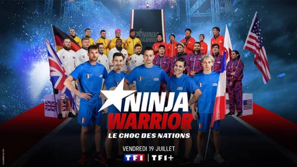 « Ninja Warrior : le choc des nations » : suite et fin de la compétition le 19 juillet sur TF1