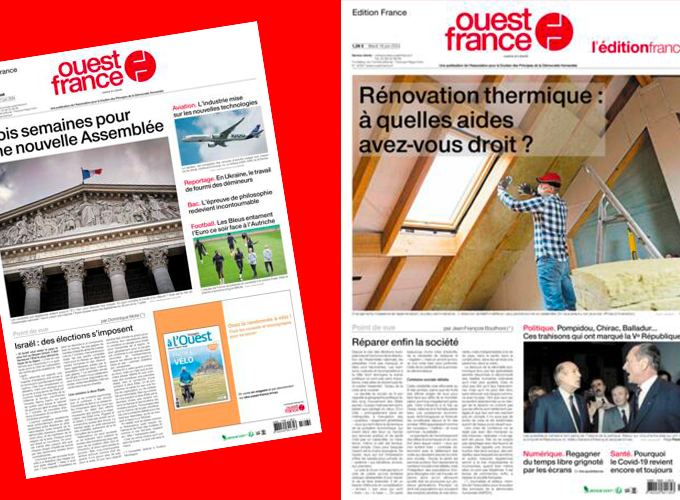 Ouest-France se dote d'une nouvelle maquette digitale pour augmenter sa visibilité