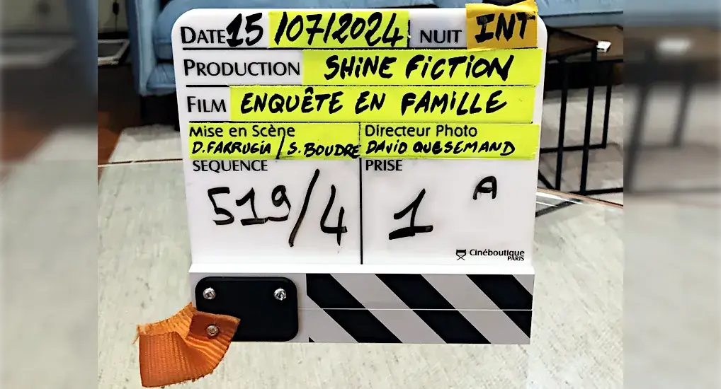 Banijay a commencé le tournage de la série "Enquête en famille" pour TF1, réalisé par Dominique Farrugia et Sophie Boudre